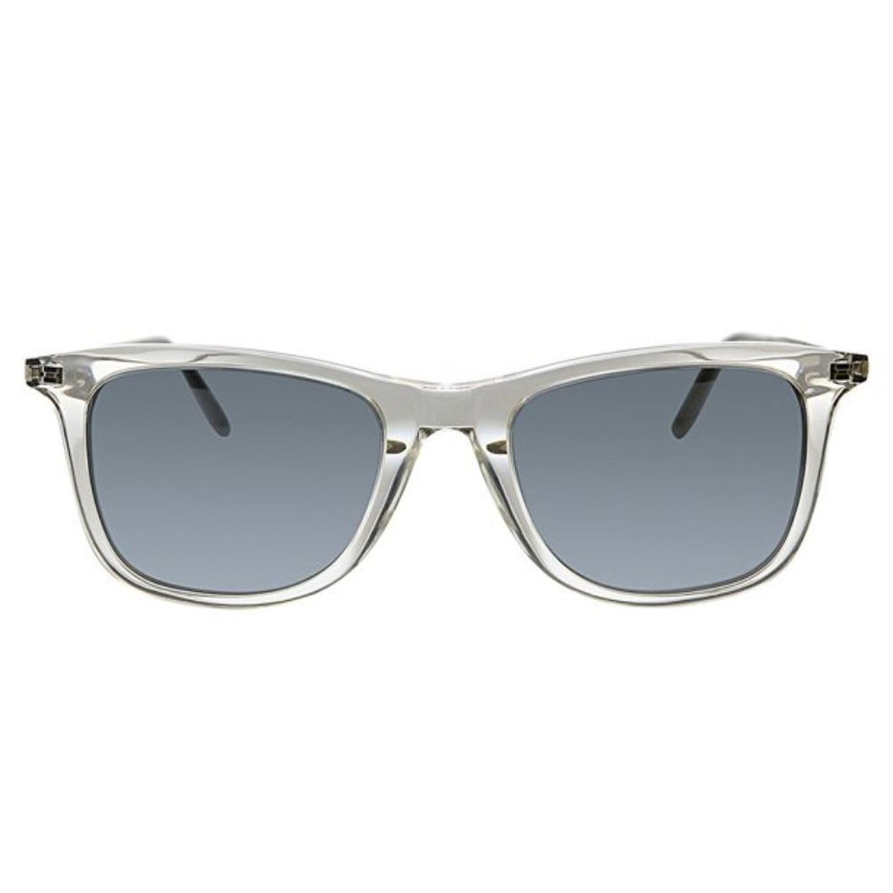 SAINT LAURENT Silver Mirror Square Unisex Sunglasses SL 304-010 52